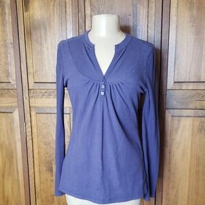 Merona Women's Thermal Long Sleeve Top Sz M